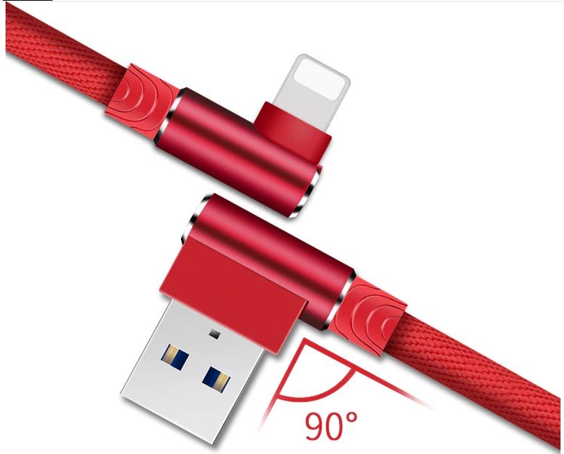 90 Degree Charging Cable for iPhone